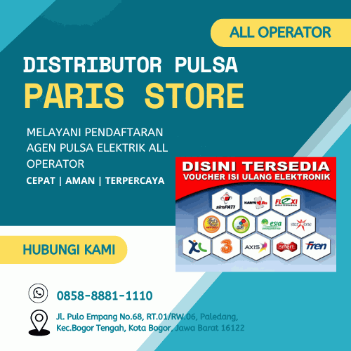 Distributor pulsa elektrik all operator harga grosir Megamendung Kabupaten Bogor