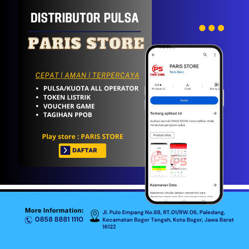 Distributor pulsa elektrik all operator harga grosir Cilendek Timur Kota Bogor