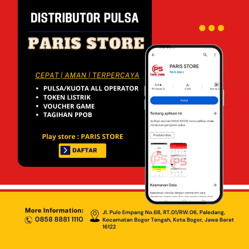 Distributor pulsa elektrik all operator harga grosir Pamoyanan Kota Bogor