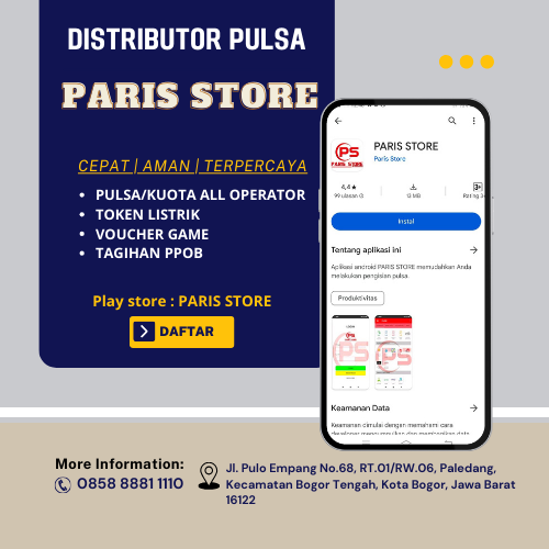 Distributor pulsa elektrik all operator harga grosir Pasirmulya Kota Bogor