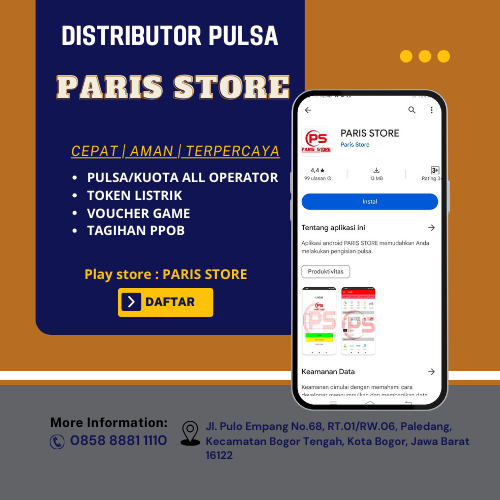 Distributor pulsa elektrik all operator harga grosir Tegal Gundil Kota Bogor