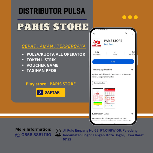 Distributor pulsa elektrik all operator harga grosir Jasinga Kabupaten Bogor