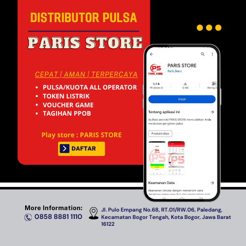 Distributor pulsa elektrik all operator harga grosir Baranangsiang Kidul Kota Bogor